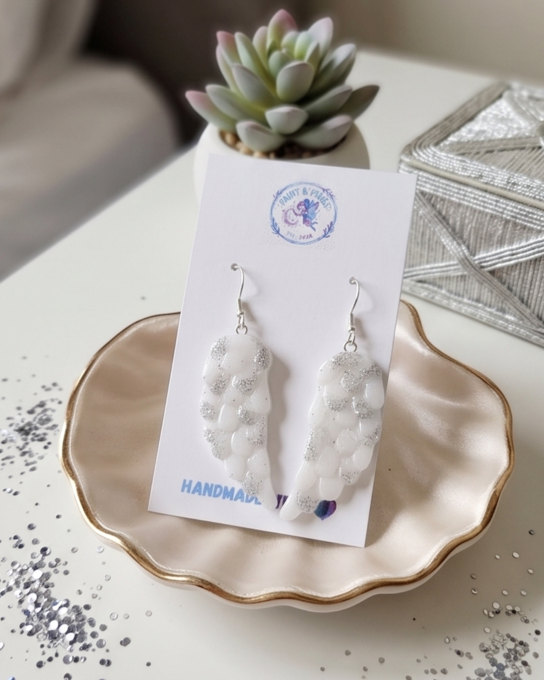 Celestial Whisper Wing Earrings