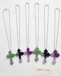 Glitter Cross Necklace | Celestial & Sparkle Pendant