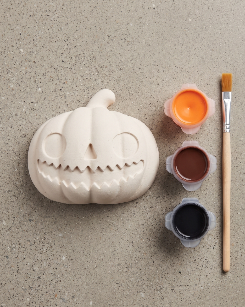 DIY Halloween Pumpkin Plaster Painting Craft Kit | Seasonal