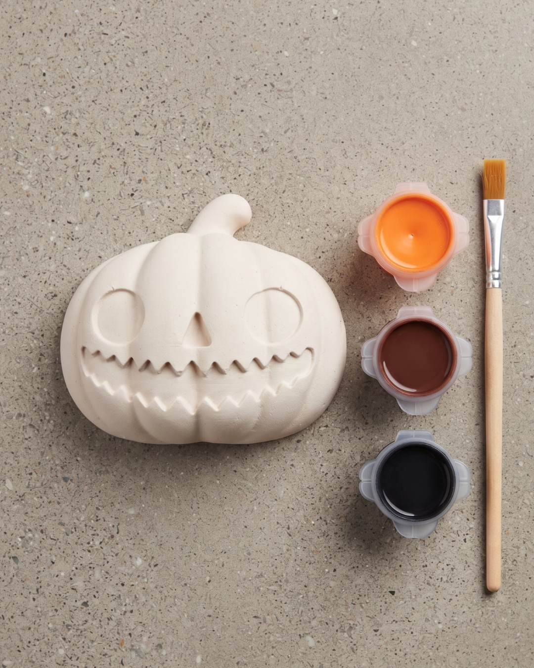 DIY Halloween Pumpkin Plaster Painting Craft Kit | Seasonal