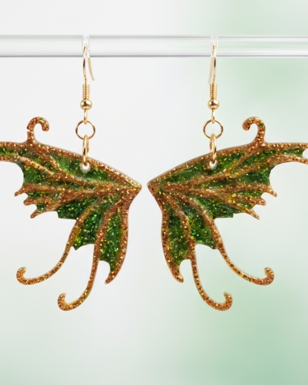 Enchanted Forest Fairy Wing Earrings