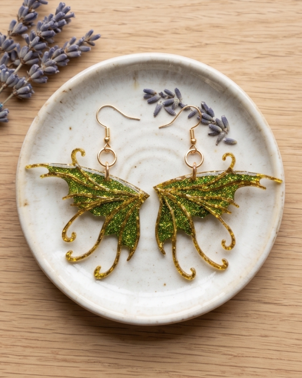 Enchanted Forest Fairy Wing Earrings