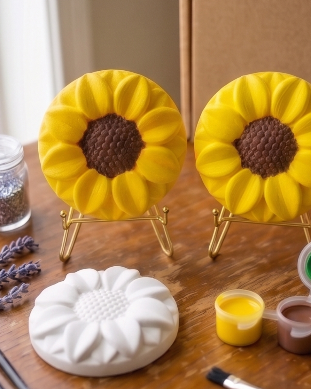 Golden Sunshine Sunflower Paint Kit